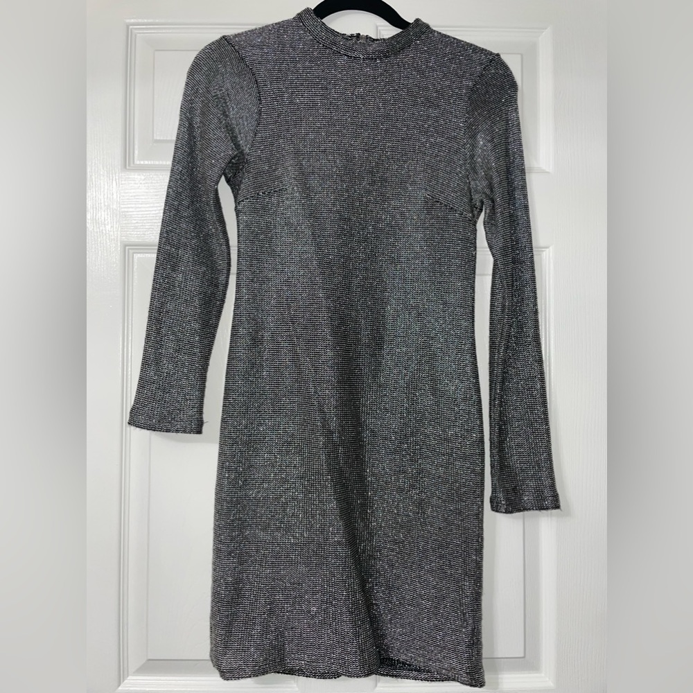 Top shop. Size 6. Metallic dress.